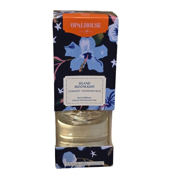 Opalhouse Island Moonlight Reed Diffuser Currant Honeysuckle 4 Oz Essential Oils - Picture 1 of 3